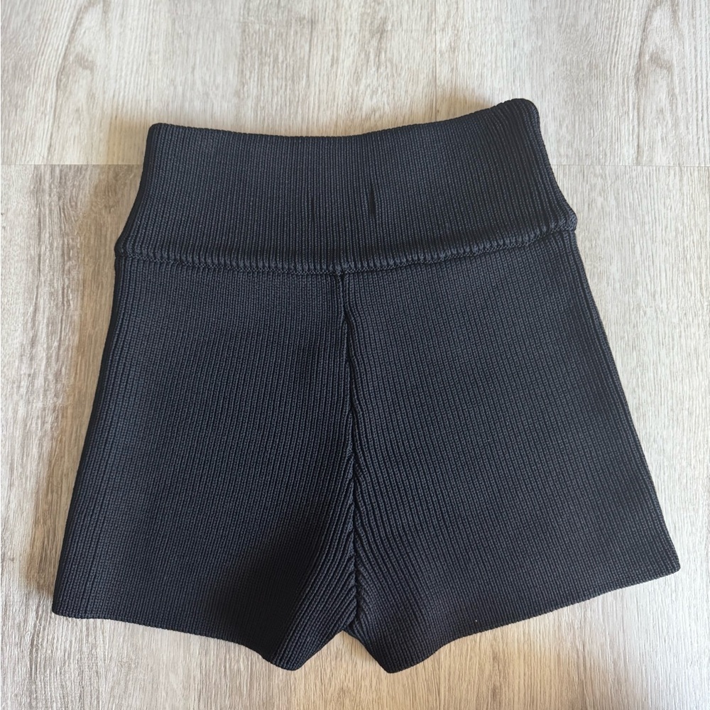 Elce Swim Sol Ribbed Black Knit Shorts Australian Brand Swim Cover Size Small - Picture 6 of 10